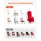 50 Pcs Chair Covers Stretch Spandex Slipcovers for Wedding Party Dining Banquet Chairs